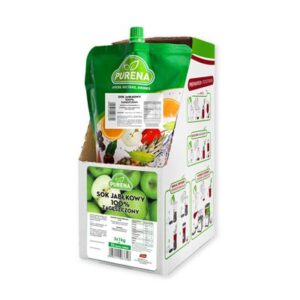 Opakowania PURENA Sok jabłkowy 100% zagęszczony 3 x 1 l