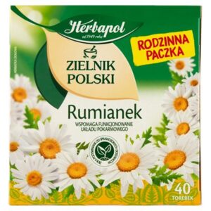 Opakowanie Herbapol Zielnik Polski Rumianek 40 torebek