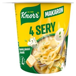 Opakowanie dania Knorr makaron 4 sery o wadze 66 g