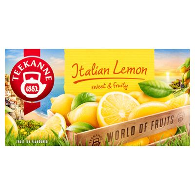 Opakowanie TEEKANNE Italian Lemon sweet&fruity Herbata owocowa 20 torebek 40g