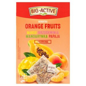 Opakowanie produktu BIG-ACTIVE Herbata Orange Fruits 20 kopert 40g