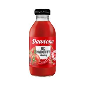 Szklana butelka Dawtona Sok pomidorowy pikantny 12x300ml