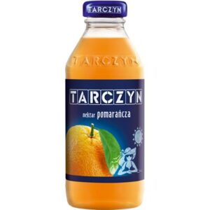 Szklane butelki nektaru pomarańczowego Tarczyn 15x300ml