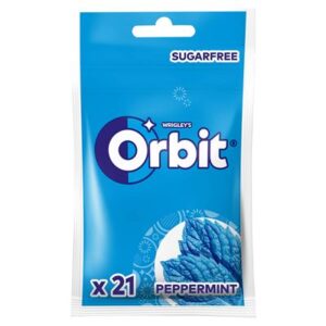 Opakowanie gum do żucia bez cukru Orbit Peppermint o wadze 29 g
