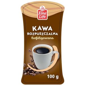 Słoik Fine Life Kawa rozpuszczalna liofilizowana 100g