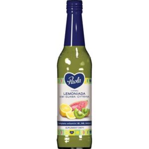 Butelka syropu Paola o smaku lemoniada kiwi-guawa-cytryna