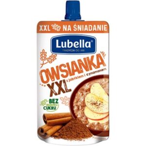 Opakowanie Lubella Owsianka XXL z jabłkiem i cynamonem 170 g