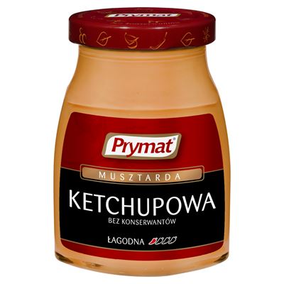 Opakowanie Prymat Musztarda Ketchupowa 185 g