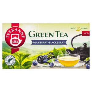 Opakowanie herbaty zielonej TEEKANNE Blueberry-blackberry 20 torebek