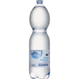 Zestaw sześciu Butelek aro Aleksandria Woda źródlana niegazowana 1,5 l