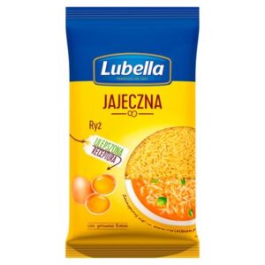 Opakowanie produktu Lubella Jajeczna Makaron ryż 250g