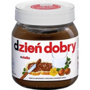 Zestaw słoików kremu do smarowania nutella z orzechami laskowymi i kakao 9x350g