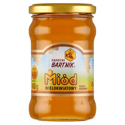 Słoik miodu wielokwiatowego BARTNIK 400g