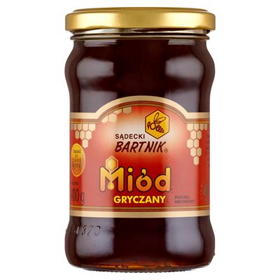 Słoik miodu gryczanego BARTNIK 400g