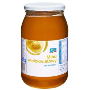 aro Miód nektarowy wielokwiatowy 1,25 kg w opakowaniu